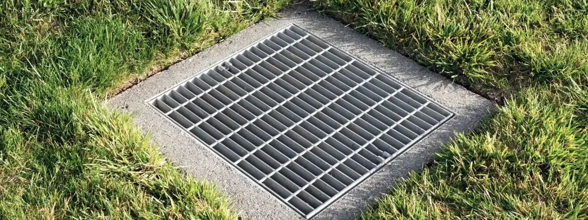 This is a landscape drainage system that can be installed.