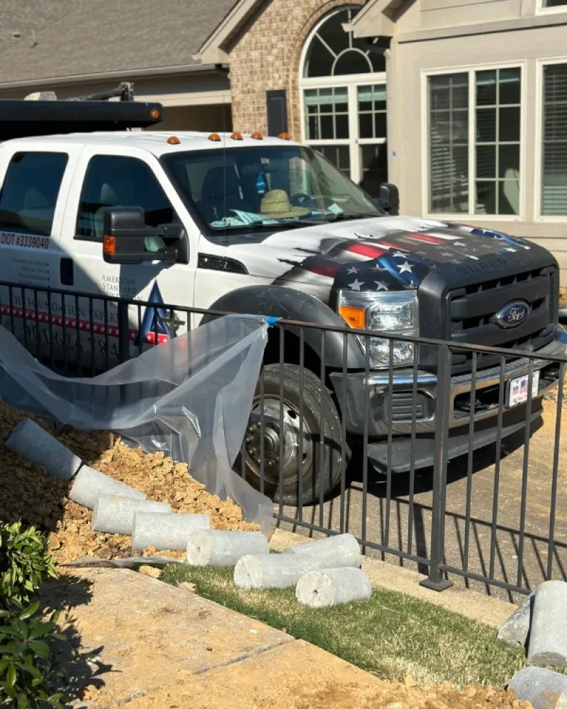 American Standard Foundation Repair service truck.