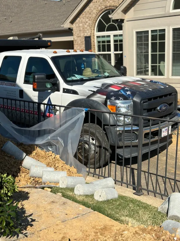 American Standard Foundation Repair service truck.