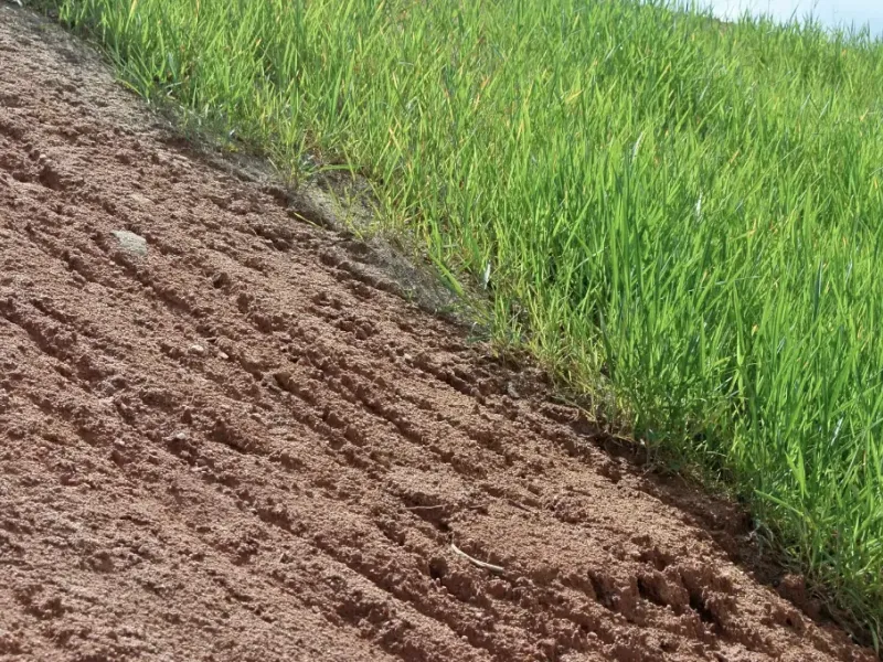 Soil erosion can creat problems if not properly controlled.
